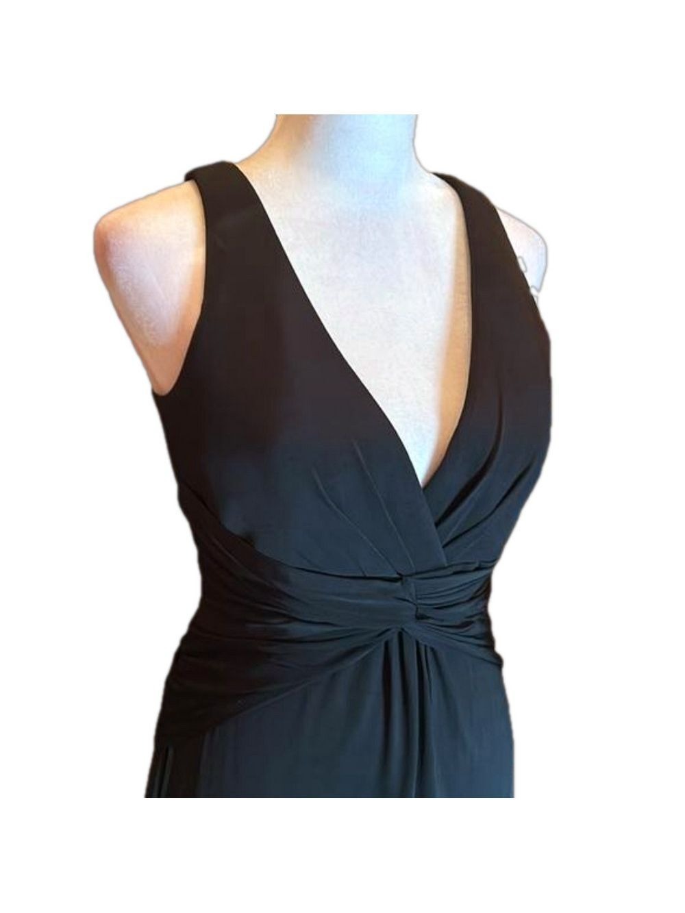 LAUNDRY by SHELLI SEGAL Sexy Black Evening Cocktail Party Dress Size 6. NWT! - Picture 4 of 13